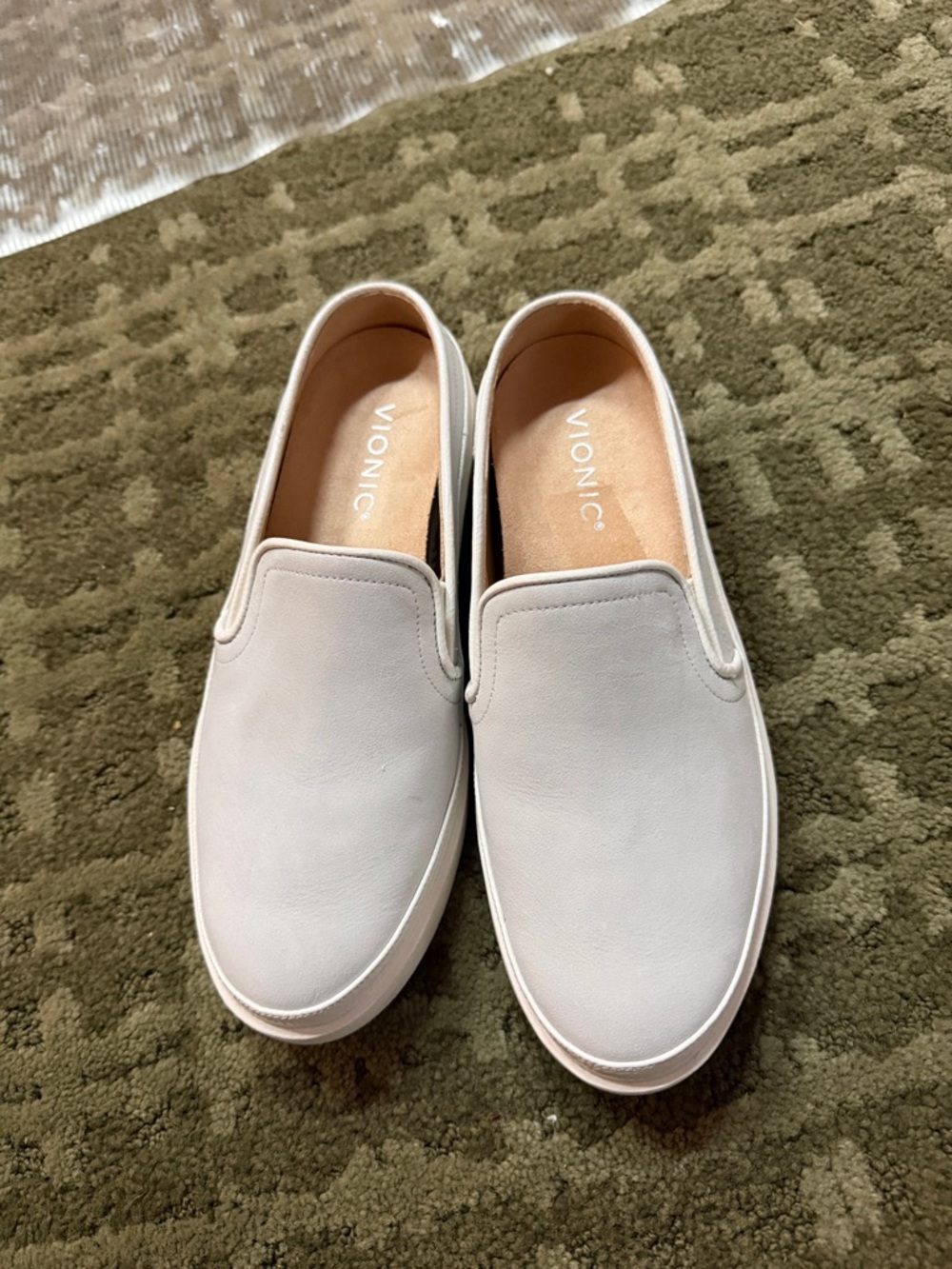 Vionic Effortless Orthotic Arch Support Slip On Mule/Clog Glacier White Sz 6.5 - Picture 2 of 6